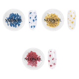 NÉONAIL Nail Art Flowers Set - Trockenblumen - Getrocknete Blumen - Nageldesign Zubehör - Nageldekorationen - Getrocknete Blüten - Nageldecoratie - Gelnägel Zubehör - 3 kleuren - Rosa, Lila, Oranje