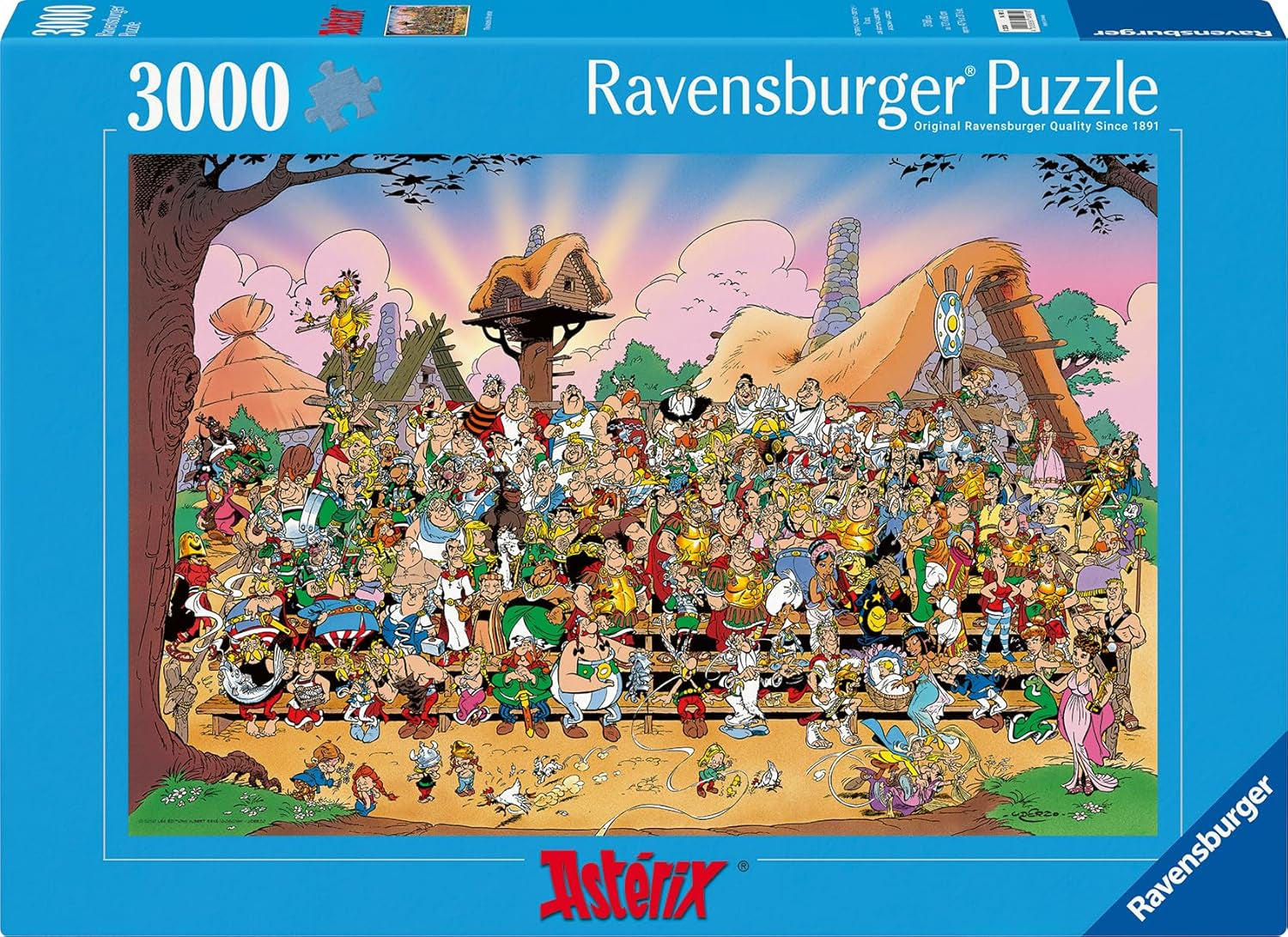 Ravensburger - Puzzel voor volwassenen - Puzzel van 3000 stukjes - Universum van Asterix - Volwassenen en kinderen vanaf 14 jaar - Hoogwaardige puzzel gemaakt in Europa - Stripfiguren - 14981 Puzzel Naty Shop