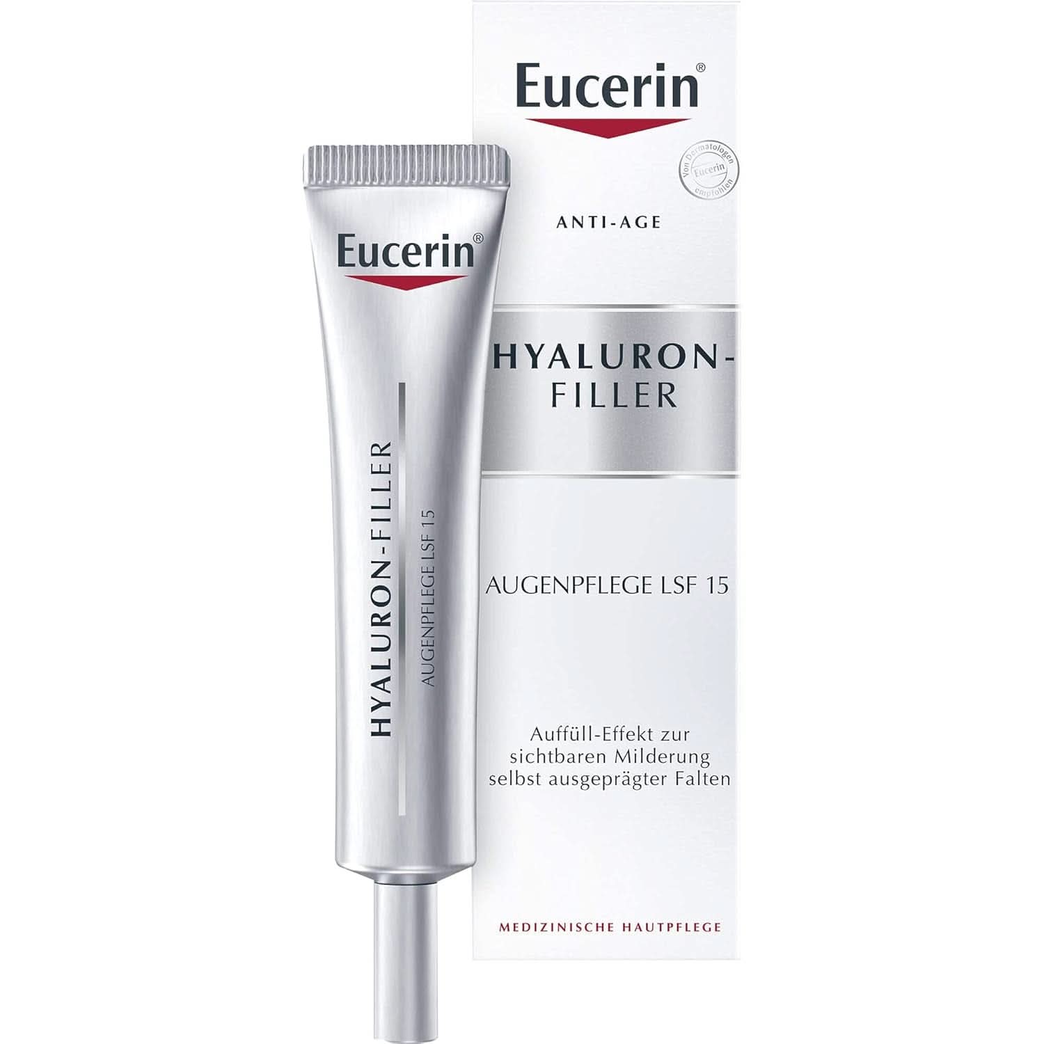 Anti-Age Hyaluron-Filler Oogverzorging SPF 15, 15 ml Cosmetica en Schoonheid Naty Shop