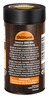 Ostmann Gewürze - Gemüse BBQ Mix | Gewürzzubereitung für Gemüse | Mediterrane Kräuternote voor Grillgemüse, Tofu und Co. | 120 g in een zeef