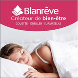 Blanrève - Serenité dekbed - Huisstofmijtbehandeling - Gematigd 300 G/M² - 140 X 200 Cm - Voor eenpersoonsbed - Machinewasbaar, wit Dekbedden en dekbedden Naty Shop
