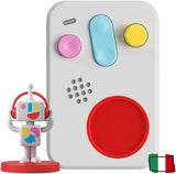+ Interactieve verhalenverteller voor kinderen met audiocontent van 0 tot 10 jaar oud, audiobox met geluidsfiguur -Ik, nachtlampje, slaaproutine, muzikaal leerspel, Italiaanse versie Jucarii Bebe Naty Shop Standaard titel