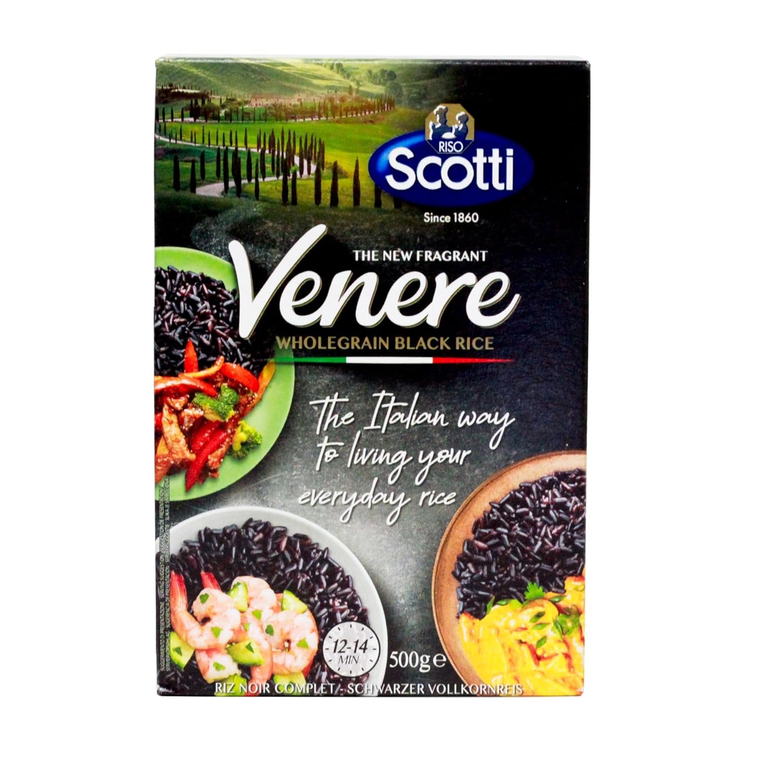 Scotti Zwarte Volkorenrijst Riso Nero Venere 500 g