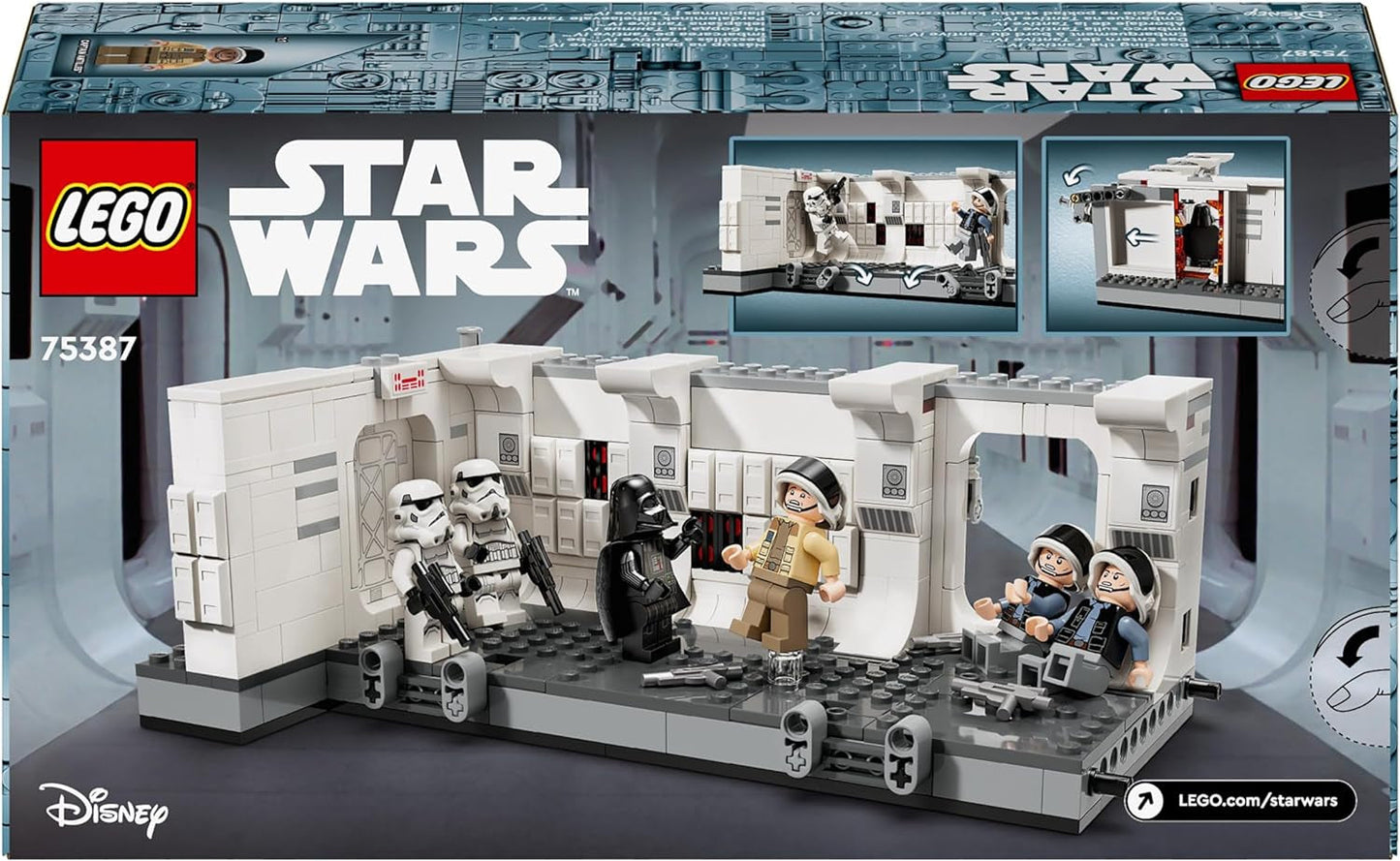 LEGO Star Wars Tantive IV Boarding, A New Hope Movie bouwspeelgoed, verzamelbare fantasiespeelset, cadeau-idee voor jongens en meisjes vanaf 8 jaar en verzamelaars 75387 Bouwsets Beuche in LEGO-Store