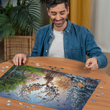 Ravensburger puzzel 12001088 - Het magische hert en de vier seizoenen - Legpuzzel van 1000 stukjes voor volwassenen 14+ puzzel Naty Shop
