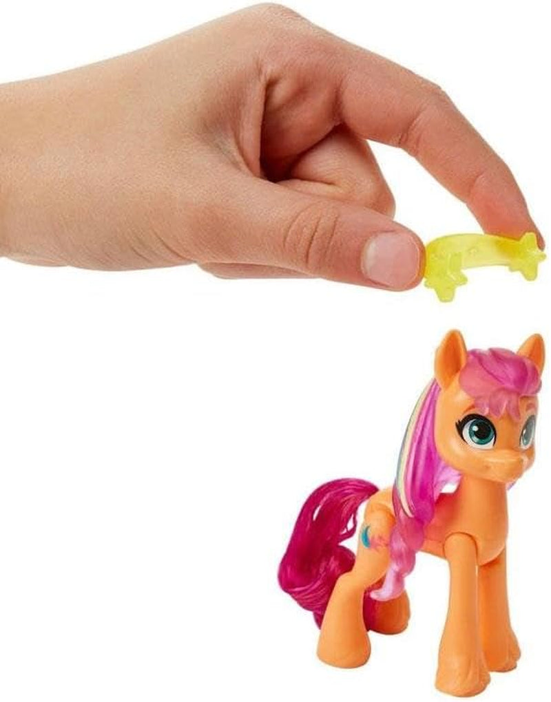 My Little Pony - Ontdek je Sparkle Pony: Beauty Mark Magic Sunny Starscout, pony van hoef tot hart 7,5 cm, vanaf 5 jaar, F5250, veelkleurig