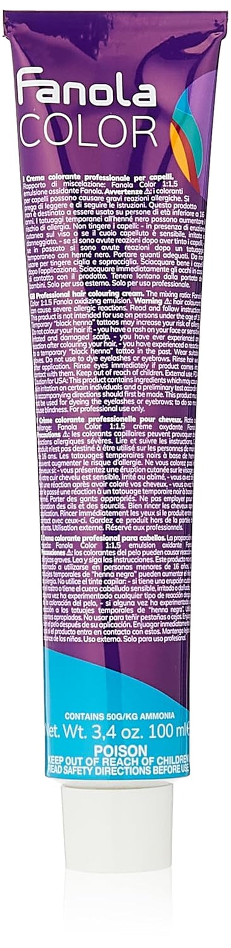Fanola crema colore Kleurcrème 7.0 Blond, 100 ml