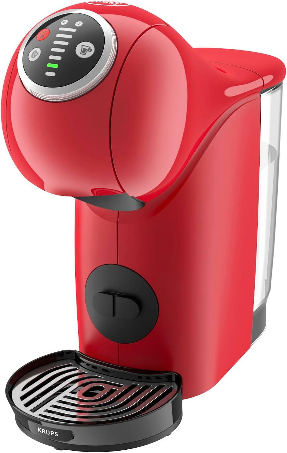 NESCAFÉ Dolce Gusto Genio S Plus van Krups, compacte capsulekoffiemachine, inhoud 0,8 liter, 1500 watt, automatische ontkalkingswaarschuwing, spacegrijs, KP340B