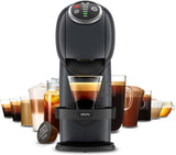 NESCAFÉ Dolce Gusto Genio S Plus van Krups, compacte capsulekoffiemachine, inhoud 0,8 liter, 1500 watt, automatische ontkalkingswaarschuwing, spacegrijs, KP340B