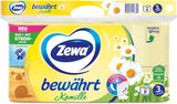 Zewa Bewezen Kamille Toiletpapier met Rietje 7X 8Rollen