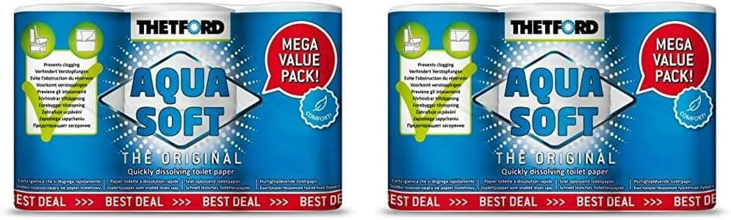 Aqua Zacht Toiletpapier Draagbaar Toiletpapier 4 Rollen/Flessen Campingtoiletten Outdoor Campingtoiletpapier