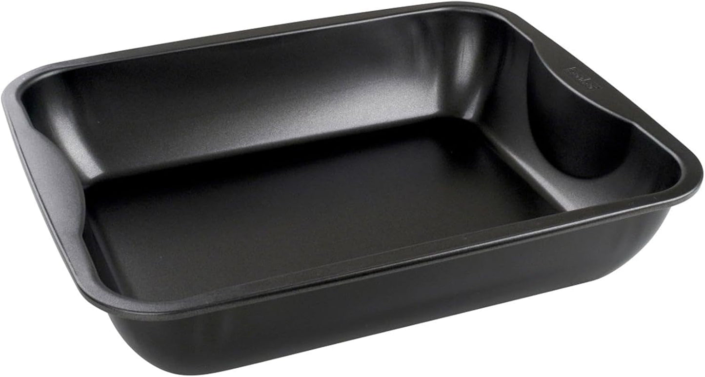 Zenker Xxl-Brat- Und Auslaufform (40 X 8 X 34 Cm) SPECIAL COOKING, Rechteckige Ofenform Mit Antihaftbebeschichtung, Backblech Für Krosse Braten & Saftige Aufläufe (Farbe: Schwarz), Menge: 1 Stück Vormen en bakplaten Naty Shop