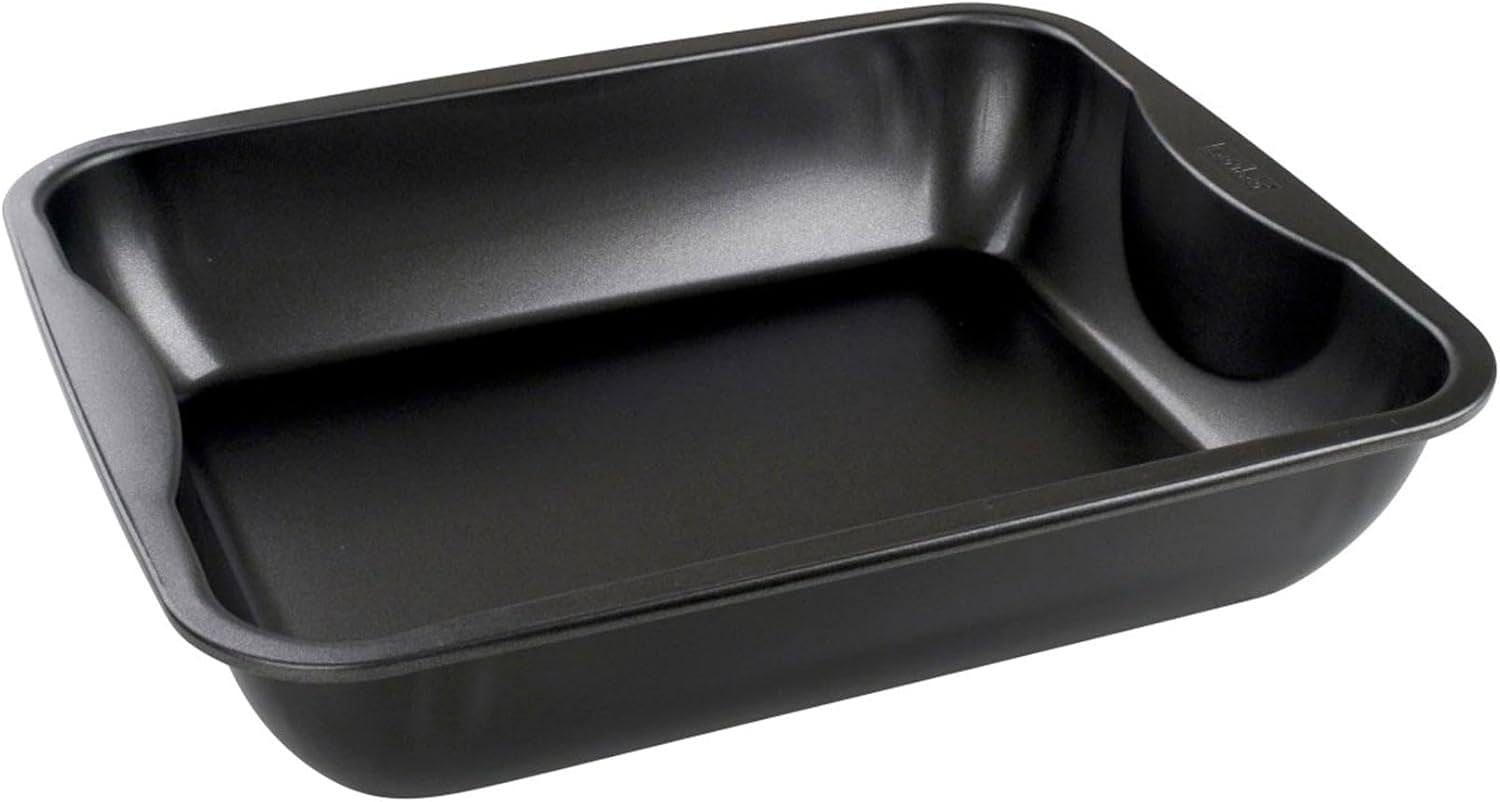 Zenker Xxl-Brat- Und Auslaufform (40 X 8 X 34 Cm) SPECIAL COOKING, Rechteckige Ofenform Mit Antihaftbebeschichtung, Backblech Für Krosse Braten & Saftige Aufläufe (Farbe: Schwarz), Menge: 1 Stück Vormen en bakplaten Naty Shop