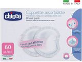 Chicco Naturalfeeling Antibacteriële tampons, 60 stuks Voedings- en borstvoedingsaccessoires Bebe Naty Shop