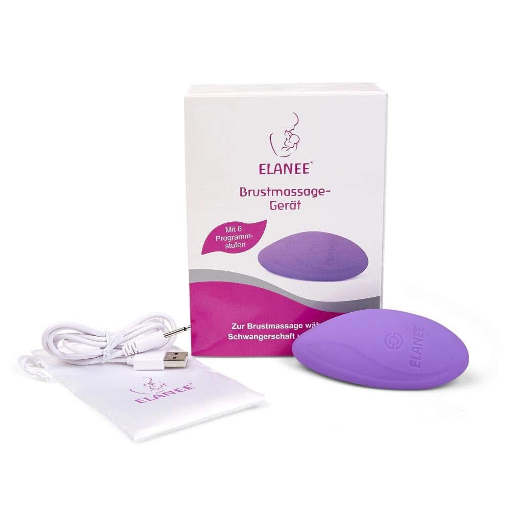ELANEE Brustmassage-Gerät Für Schwangerschaft Und Stillzeit, Sanfte Massage Der Brust, Lockerung Des Brustgewebes, Anregung Milchfluss (223-00), 1 Stück (1Er Pack) Accessoires Voeding en borstvoeding Bebe Naty Shop