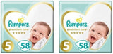 Pampers luiers maat 5 (11-16 kg), premium care luiers, 58 stuks, optimaal comfort en bescherming voor de gevoelige huid van Pampers