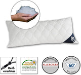 Irisette Micro Thermo kussen - Made in Germany - Kussen met afneembare zachte microvezelhoes, 40 X 80 Cm, Ã-ko-Tex gecertificeerd Naty Shop standaard kussens Single 1 pak - 40 X 80 Cm