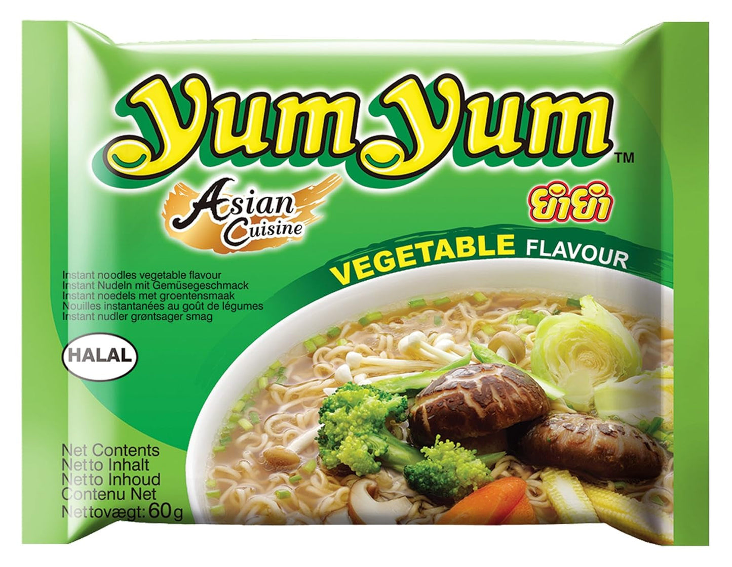 Yum Yum instantnoedels met groenten, 60g