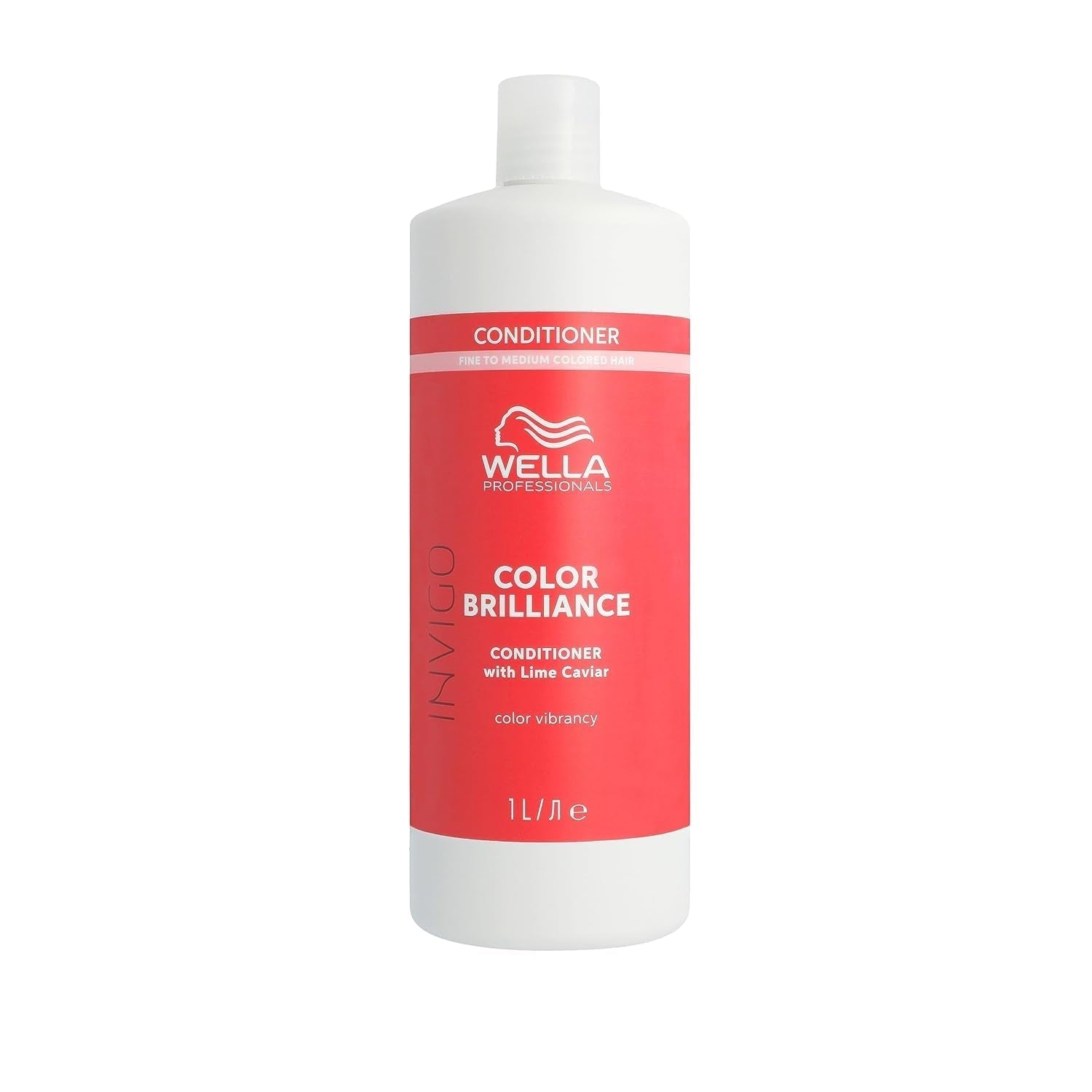 Wella Professionals Invigo Color Brilliance - Shampoo, conditioner en kleurbeschermingsmasker voor fijn en dik gekleurd haar - met vitamine E, antioxidanten en lage pH - verzachtend en voedend Haarmasker Naty Shop Conditioner 1 liter