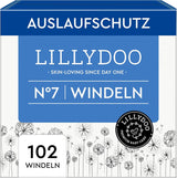LILLYDOO Babyluiers Huidvriendelijk - Maat 3 (6-10kg), 29 stuks, Betrouwbare lekbescherming, Zacht, Geurvrij en Lotionvrij voor gevoelige huid, Dermatologisch getest
