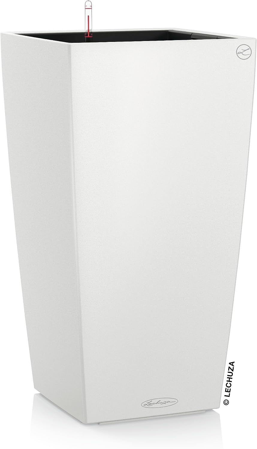 LECHUZA CUBICO Kleur 30 leigrijs 13138, 29,5x29,5x56,5 cm