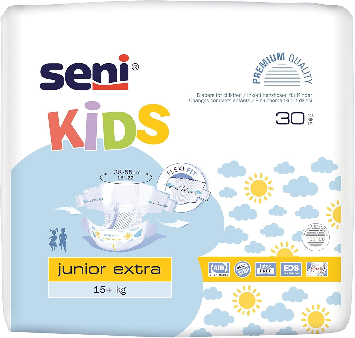 Seni Kids Junior Extra 16-30 kg (1x30 stuks)