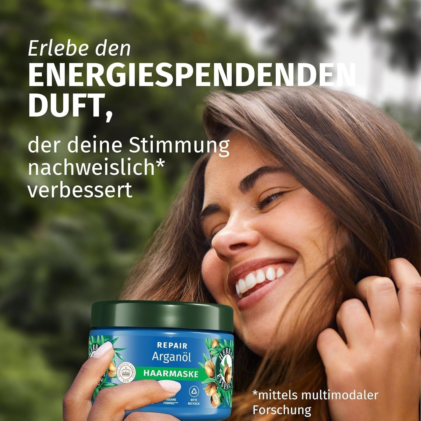 Herbal Essences Haarherstelmasker met arganolie 300ml. Van beschadigd haar naar gladder en glanzender haar. Intensieve zorg. Met ingrediënten van natuurlijke oorsprong. Veganistisch Naty Shop haarmasker