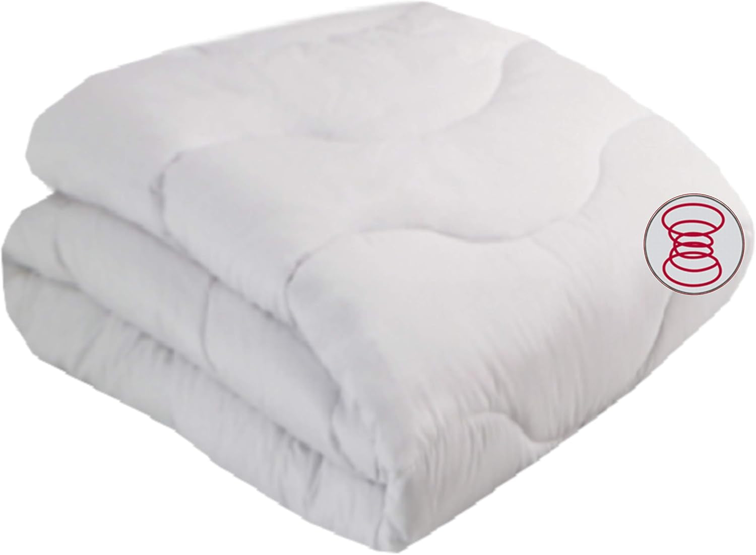 Soft Flex dekbed, polyester, wit, 240 X 260 cm Dekbedden en dekbedden Naty Shop