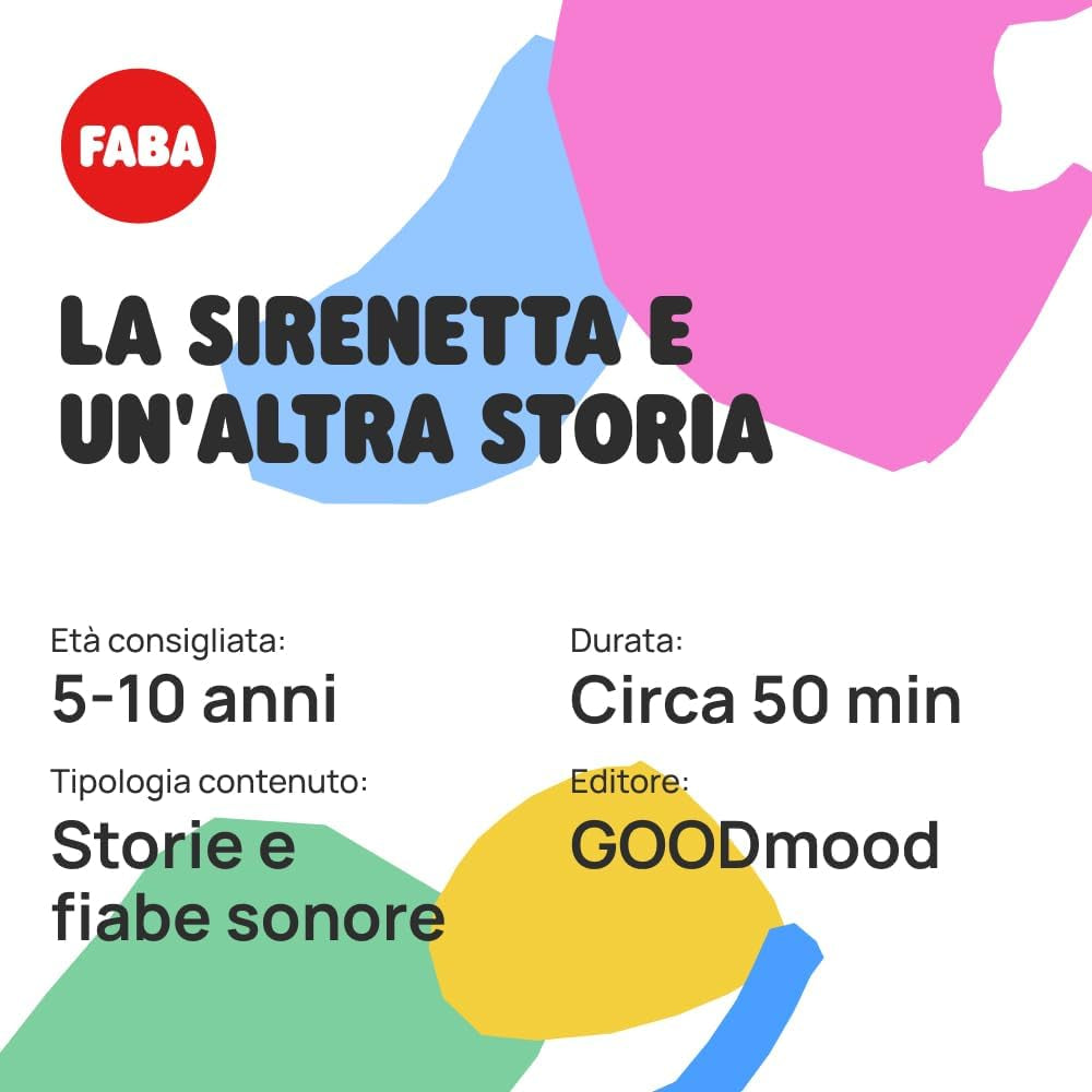 Geluidsfiguur De Kleine Zeemeermin - geluidsverhalen - speelgoed, educatieve inhoud, Italiaanse versie, kinderen vanaf 4 jaar Baby Toys Naty Shop