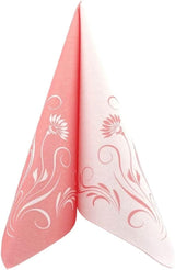 Appartina Elegantia 40X40 Cm Stofachtige Airlaid Servetten, Hoge Kwaliteit Bruiloft Servet, Stofachtige Bruiloft Servetten Wegwerp Servetten voor Verschillende Gelegenheden (Oud Roze)