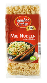 Bamboo Garden - Mie Noedels | Instantnoedels voor de Aziatische keuken | Ideaal voor wokgerechten of soepen Veganisten | Zak van 250 gram