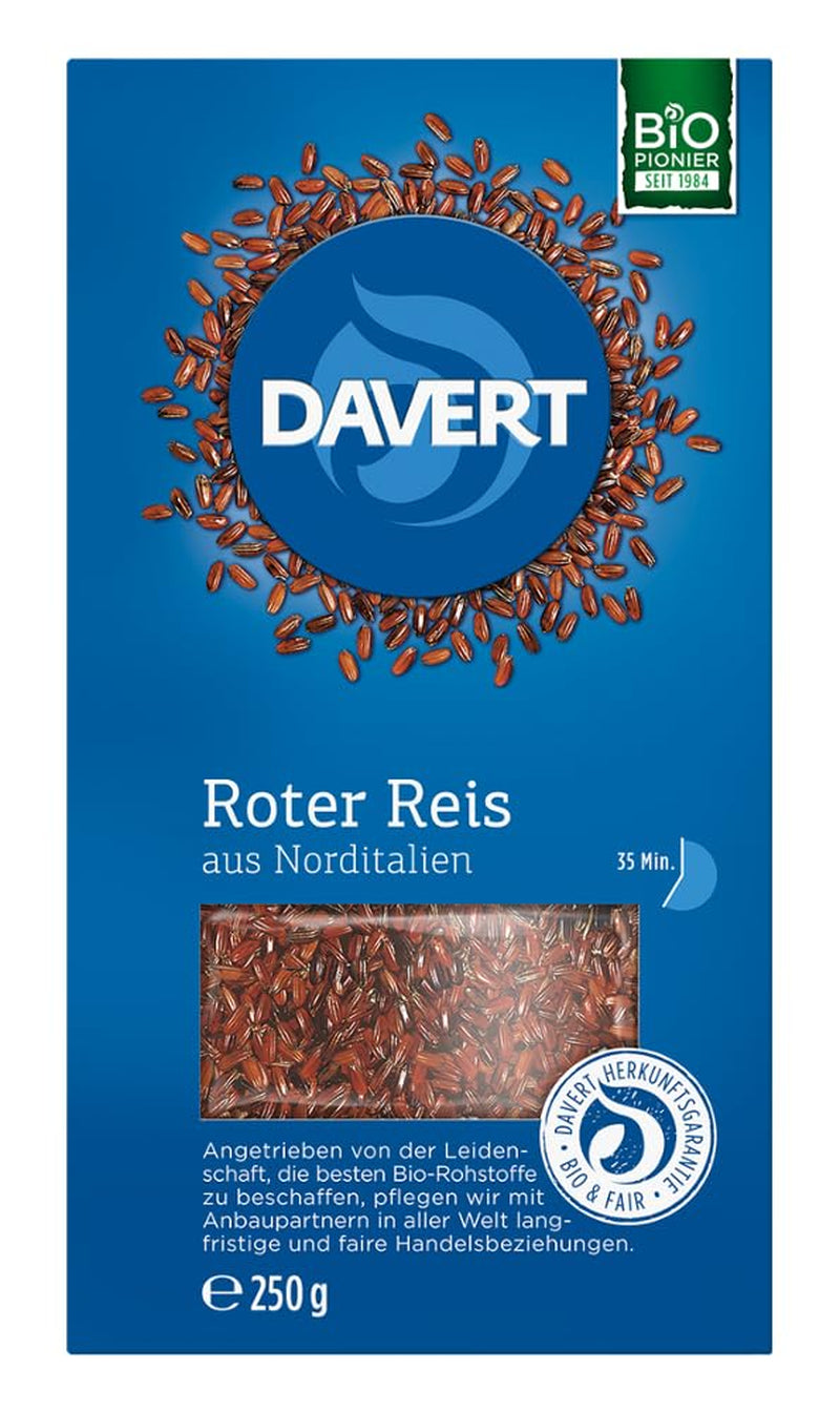 Davert rode rijst uit Noord-Italië 250 g