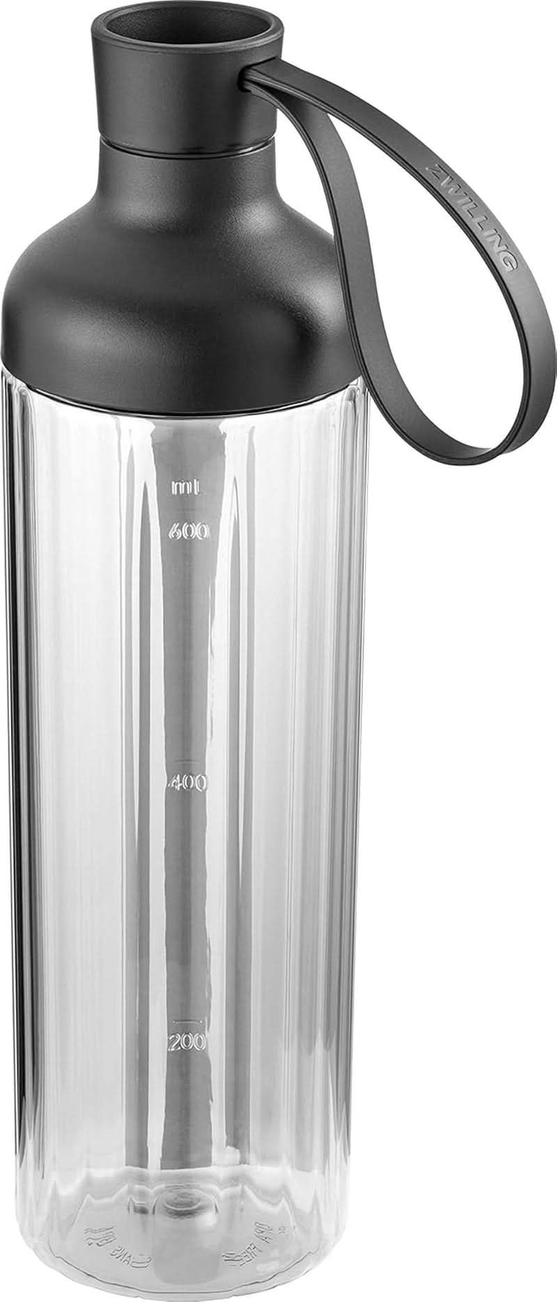 ZWILLING Keukenmixer, Smoothie Maker, Inkl. Trinkflasche Mit Verschluss, 600 Ml, 300 Watt, Edelstahl/Kunststoff, Schwarz Kitchen Naty Shop Zubehör Trinkflasche
