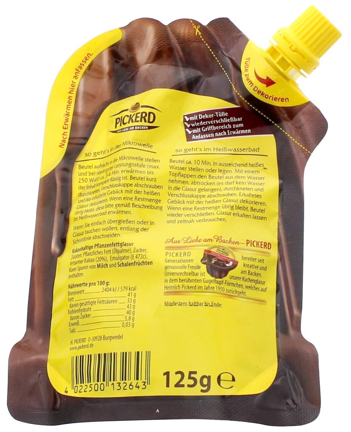 Chocoladeglazuur voor taarten, Dream, 125 gram Glazes en Decor Naty Shop