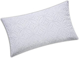 V.I.P. Zeer belangrijk kussen V.I.P. Memory Flake kussen wit kussen 45 x 75 cm polyester gewatteerde hoes super ademend zacht gemaakt in Italië Naty Shop standaard kussens