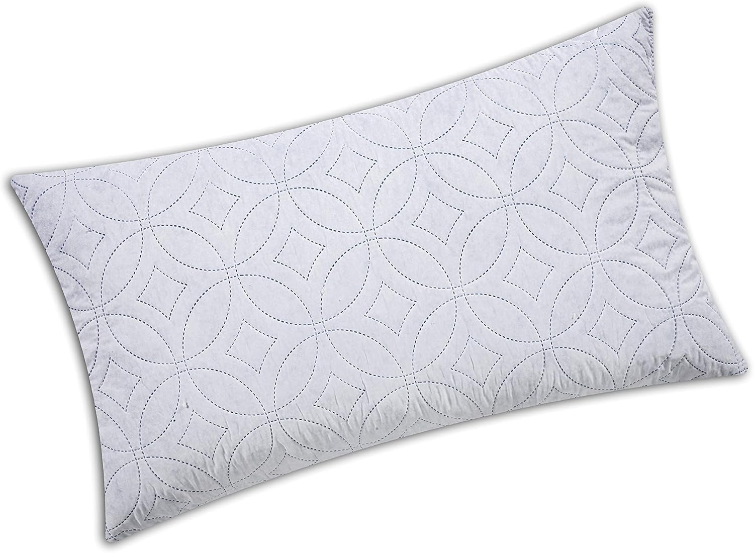 V.I.P. Zeer belangrijk kussen V.I.P. Memory Flake kussen wit kussen 45 x 75 cm polyester gewatteerde hoes super ademend zacht gemaakt in Italië Naty Shop standaard kussens