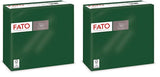 - Zachtheid en zachtheid Wegwerp papieren zakdoekjes 40 stuks zakdoekjes maat 38X38 4 vouw 2-laags bosgroen 100% puur cellulosepapier Fsc-gecertificeerd (2 stuks)