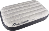 Sea to Summit - Eros Down Reiskussen L - Ultralicht en opblaasbaar - 10D materiaal - Premium donzen kussen - Antislip - Voor wandelen en kamperen - 42 X 28 X 12 Cm - Grijs - 95 G Naty Shop Grijze reiskussens 1 stuk (1 pak)