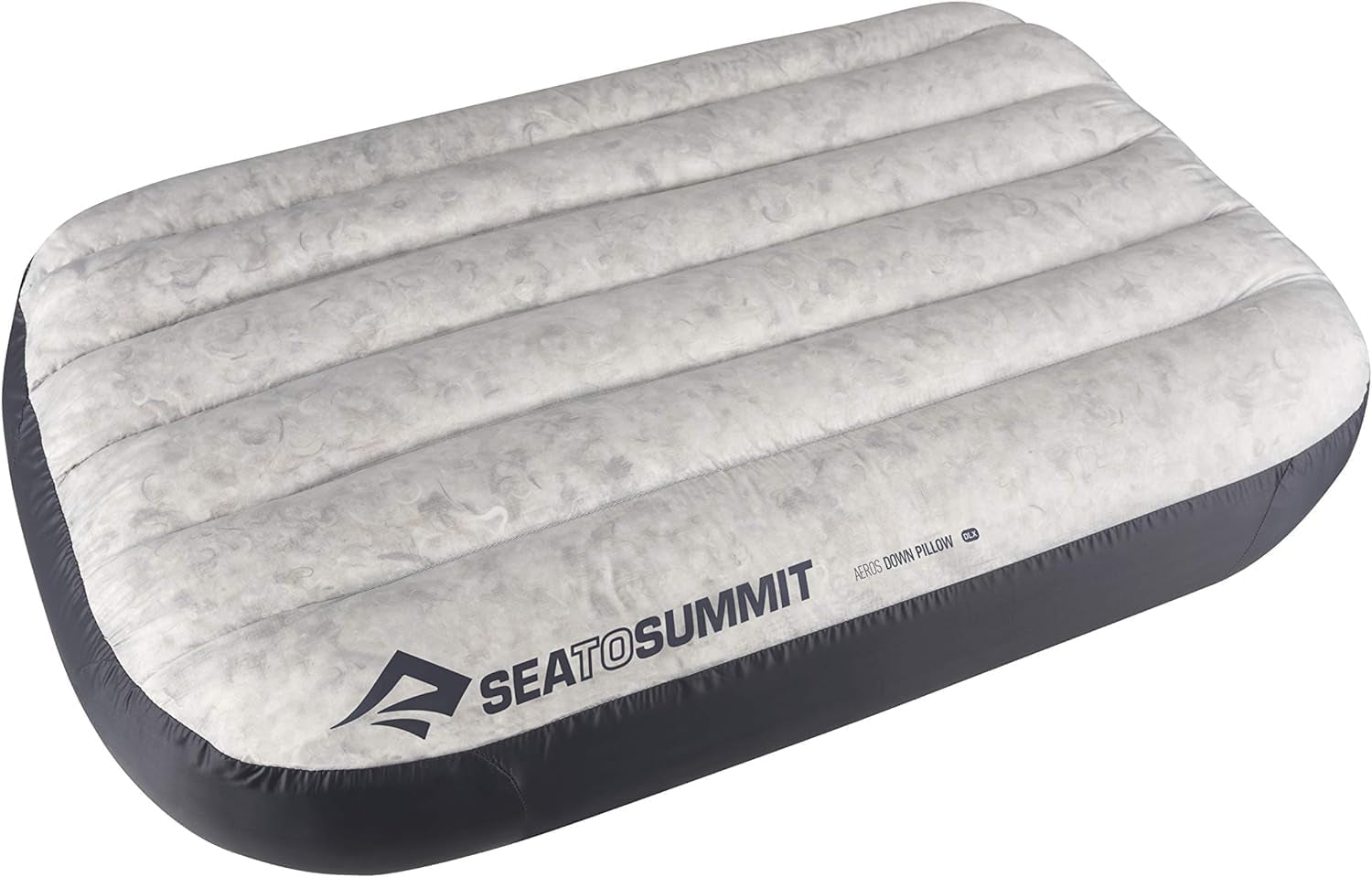 Sea to Summit - Eros Down Reiskussen L - Ultralicht en opblaasbaar - 10D materiaal - Premium donzen kussen - Antislip - Voor wandelen en kamperen - 42 X 28 X 12 Cm - Grijs - 95 G Naty Shop Grijze reiskussens 1 stuk (1 pak)