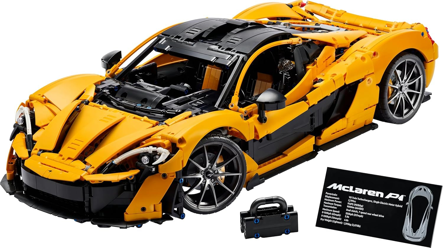 LEGO Technic Mclaren P1 Supersportwagenset voor volwassenen Autofans Cadeau V8-zuigermotor 7-versnellingsbak Schaalmodelauto Speelgoedautoset 42172 Bouwsets Bekijk de LEGO-Store
