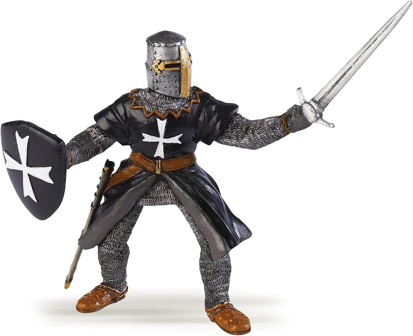 Papo -Handbeschilderd - Figuren -Middeleeuws-Fantasie - Ridders van Sint-Jan met zwaard-39938-Verzamelobject-Voor kinderen - Geschikt voor jongens en meisjes - Vanaf 3 jaar Actiefiguren Naty Shop Standaard titel