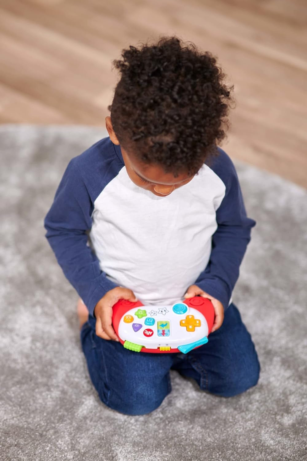 Simba 104010017 - ABC-gamecontroller, babyspeelgoed, dierengeluiden, liedjes, 20+ geluiden, vanaf 12 maanden, motoriek, speelconsole, peuterspeelgoed, speeltelefoon Bebe Toys Naty Shop