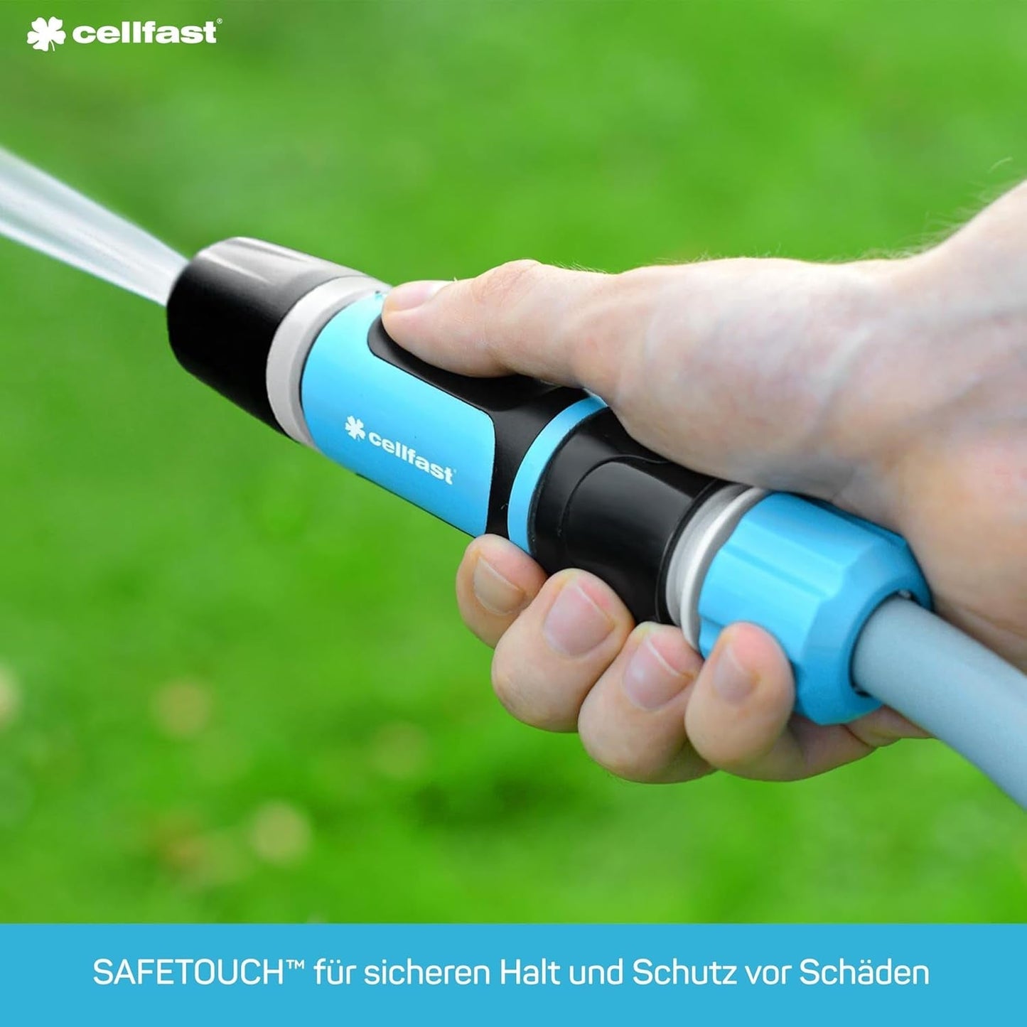 CELLFAST Reinigingssproeier Reinigingslansen Tuinsproeier Gazonsproeier Bloemen Planten Safetouch ENERGO-systeem