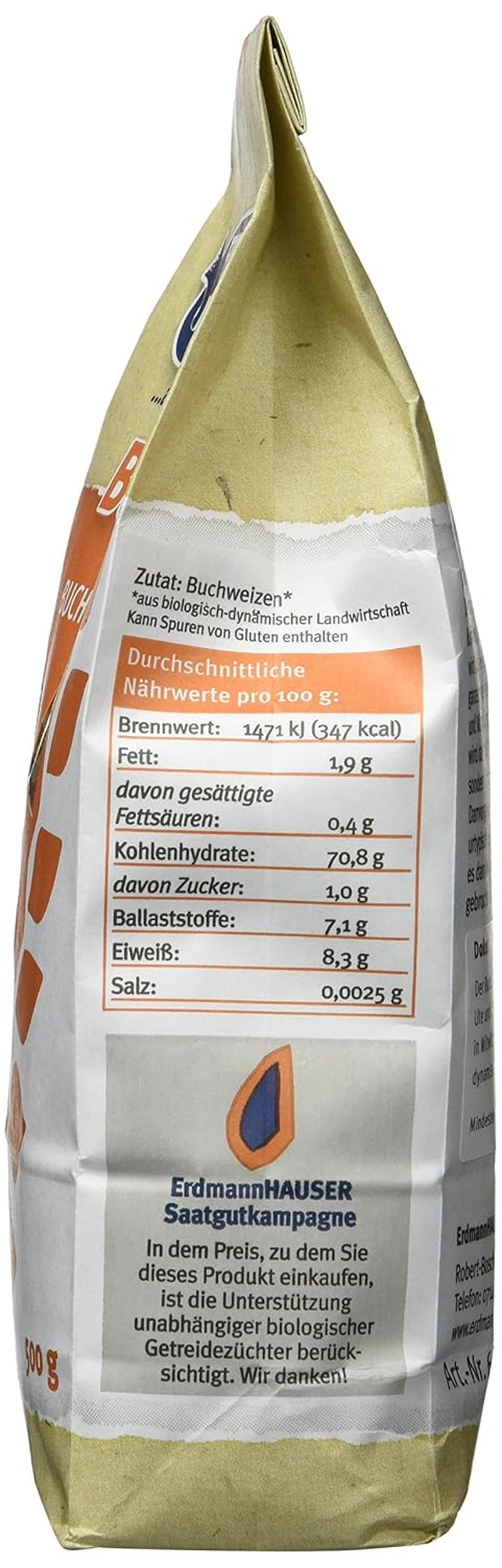 Biologische Boekweitbulgur 6 Pak (6 x 500g)