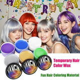 Groene Tijdelijke Haarverf, Styling Haarkleur voor Mannen Vrouwen, Natuurlijke Haarpommade, Haarverf Wax voor Feest, Cosplay & Halloween, Kerstmis, Crème Tijdelijke Haarverf (100g, Groen) Naty Shop Haarverf