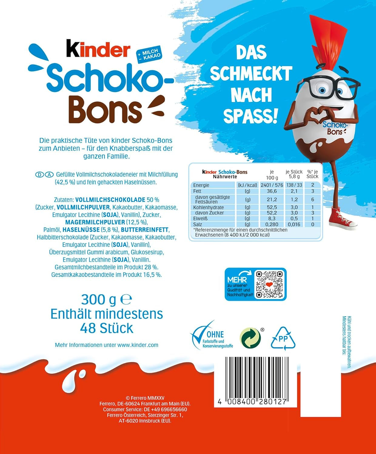Kinder SCHoco-Bons, 300g