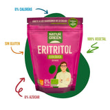 Bio Erythritol, Natuurlijke Zoetstof, Biologisch, Lage glycemische index, 500 gram Zoetstoffen Naty Shop