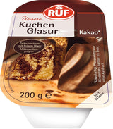 RUF Cacaoglazuur, 200 gram Glazuren en Decor Naty Shop