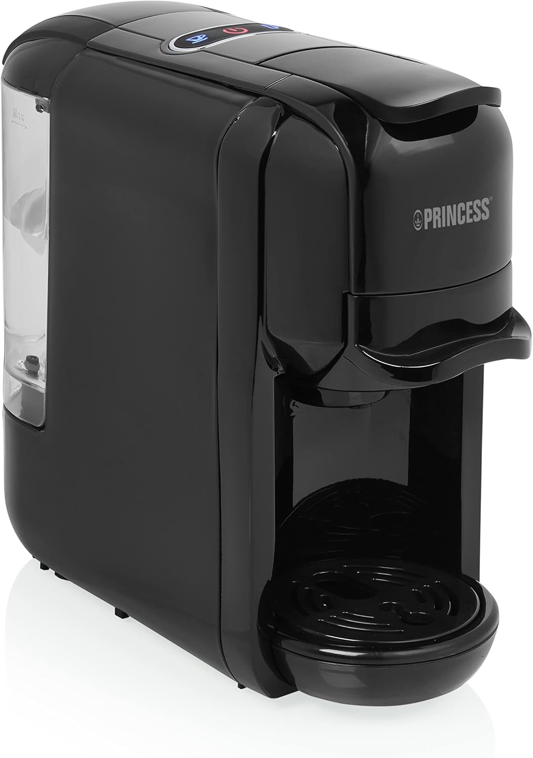 Princess Espressor 249452 – Voor Nespresso™, Dolce Gusto en ESE capsules – 19 bar Italiaanse pomp – 0,6 L – 1450 W