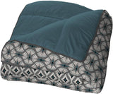 Bleu Câlin Bedrukt 1 persoons Hermance dekbed, polyester, blauw/grijs, 140 X 200 Cm Quilts en quilts Naty Shop Blauw/grijs/wit 140X200 Cm